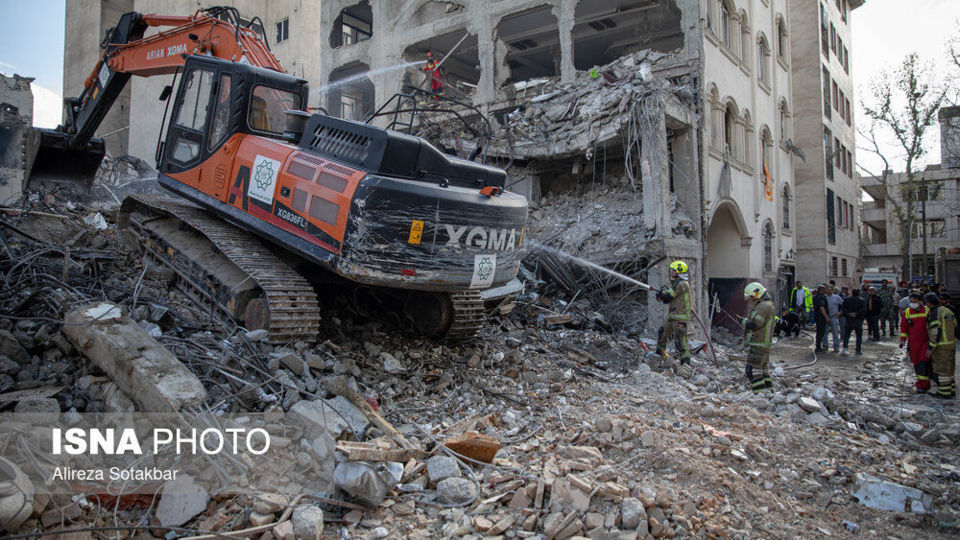 خسارات ناشی از تجاوز آمریکا و رژیم صهیونیستی به منطقه مسکونی - تهران