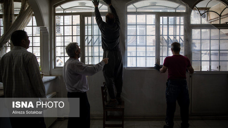 خسارات ناشی از تجاوز آمریکا و رژیم صهیونیستی به منطقه مسکونی - تهران