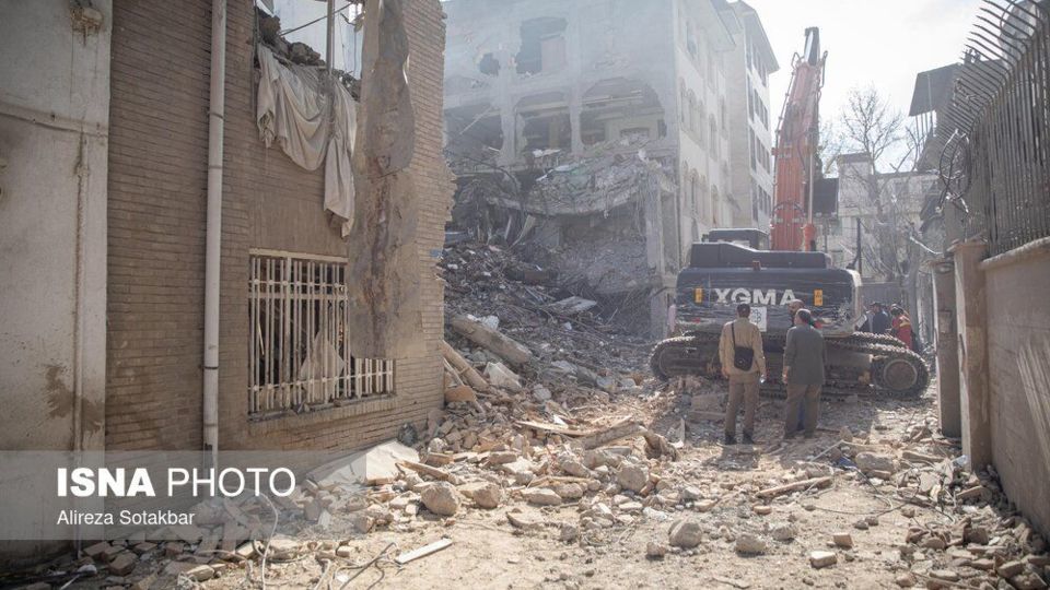 خسارات ناشی از تجاوز آمریکا و رژیم صهیونیستی به منطقه مسکونی - تهران