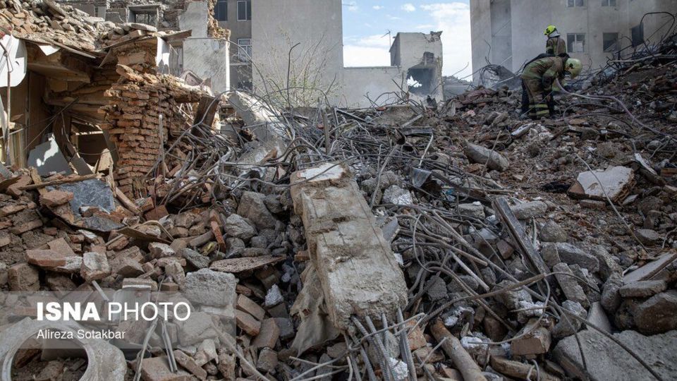 خسارات ناشی از تجاوز آمریکا و رژیم صهیونیستی به منطقه مسکونی - تهران