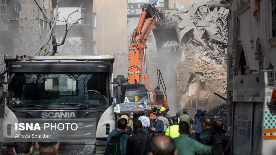 خسارات ناشی از تجاوز آمریکا و رژیم صهیونیستی به منطقه مسکونی - تهران