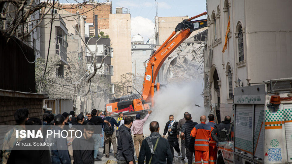 خسارات ناشی از تجاوز آمریکا و رژیم صهیونیستی به منطقه مسکونی - تهران