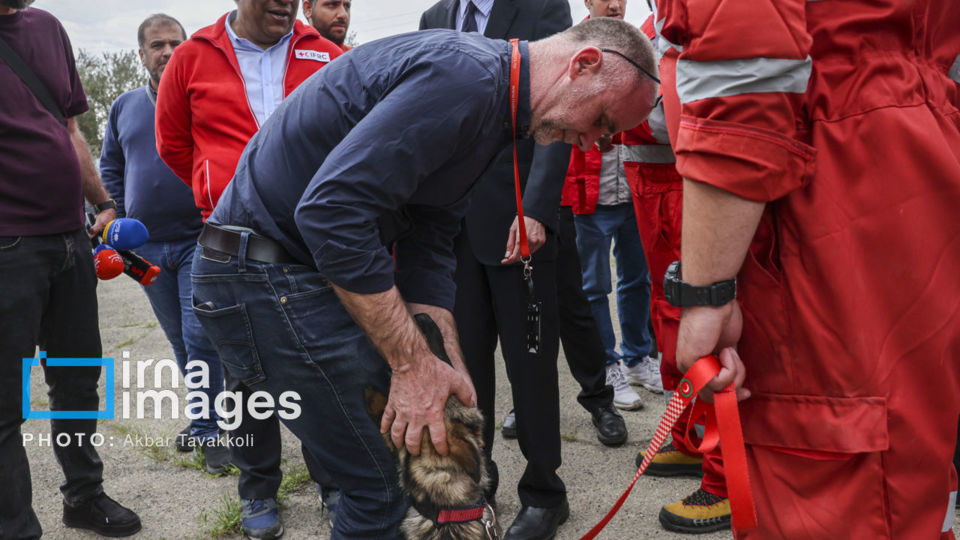 مانور امدادگران جمعیت هلال احمر