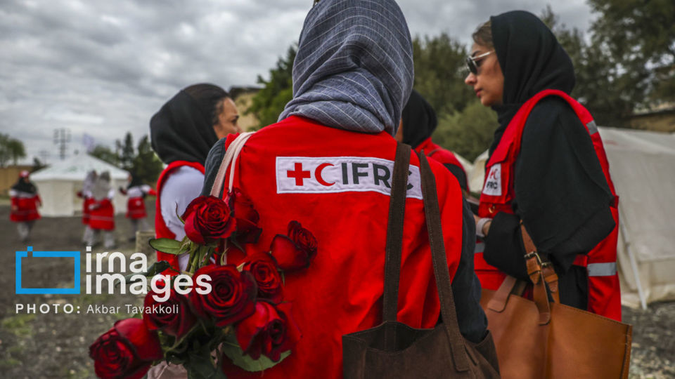 مانور امدادگران جمعیت هلال احمر
