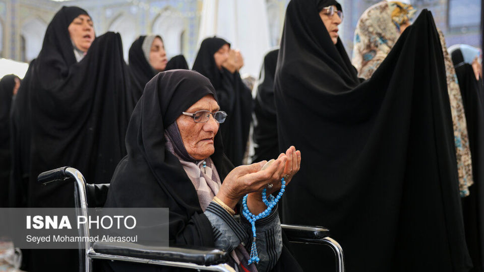 اقامه نماز عید سعید قربان - حرم مطهر رضوی