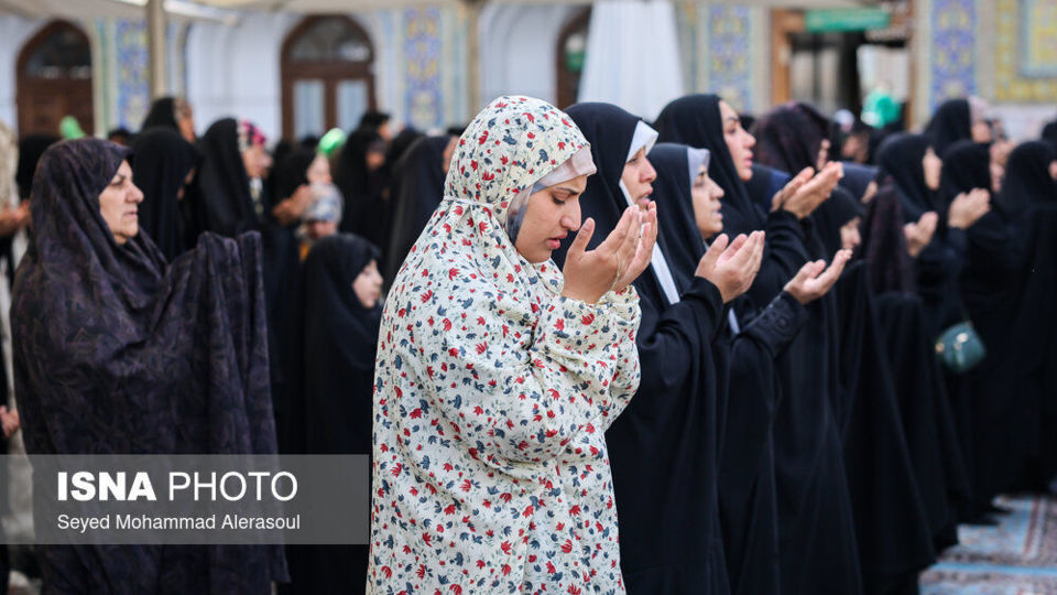 اقامه نماز عید سعید قربان - حرم مطهر رضوی