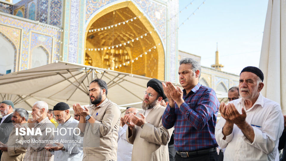 اقامه نماز عید سعید قربان - حرم مطهر رضوی