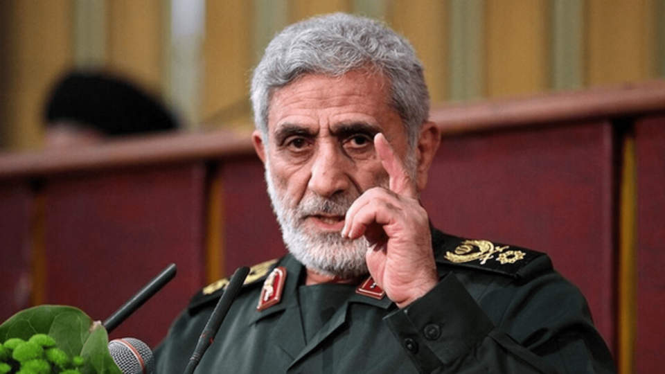 سردار قاآنی از کمربند امنیتی جدید محور مقاومت رونمایی کرد سردار قاآنی از کمربند امنیتی جدید محور مقاومت رونمایی کرد