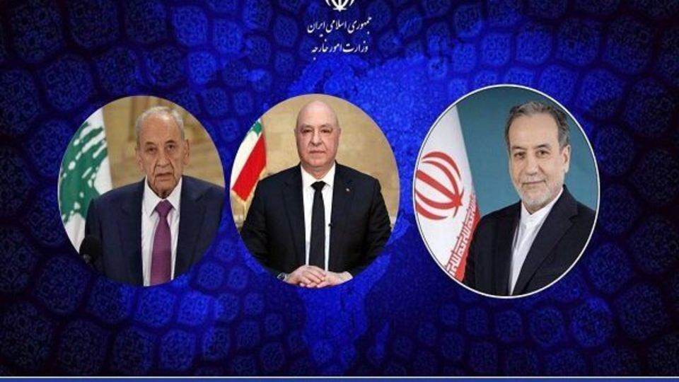 گفتگوی تلفنی عراقچی با مقامات لبنانی گفتگوی تلفنی عراقچی با مقامات لبنانی