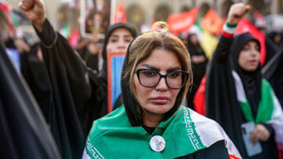 مراسم وداع با رهبر شهید انقلاب در مصلی تهران