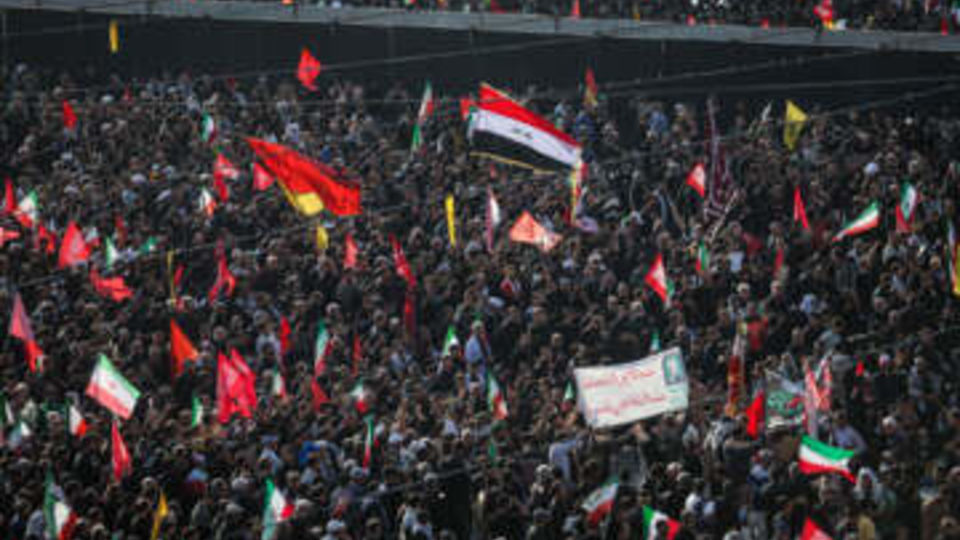 مراسم وداع با رهبر شهید انقلاب در مصلی تهران/۲
