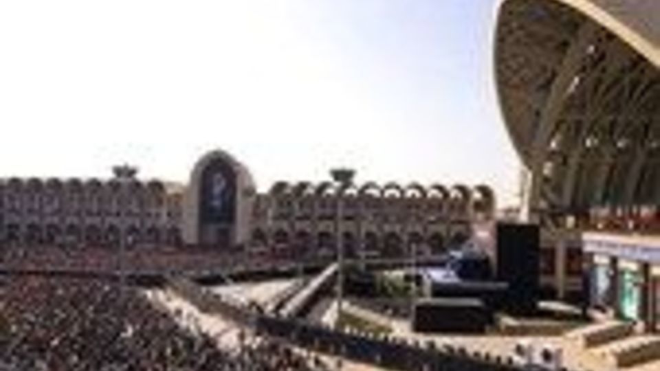 مراسم وداع با رهبر شهید انقلاب در مصلی تهران/۳