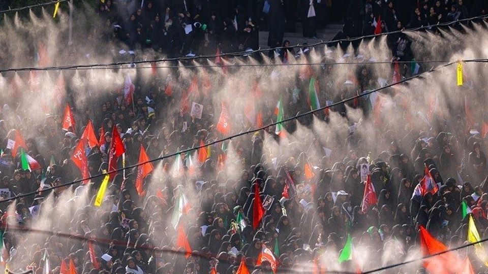 مراسم وداع با رهبر شهید انقلاب در مصلی تهران/۳