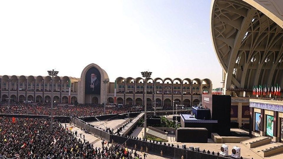 مراسم وداع با رهبر شهید انقلاب در مصلی تهران/۳