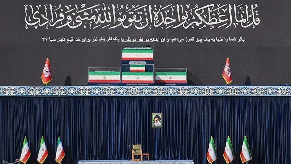 مراسم وداع با رهبر شهید انقلاب در مصلی تهران/۳