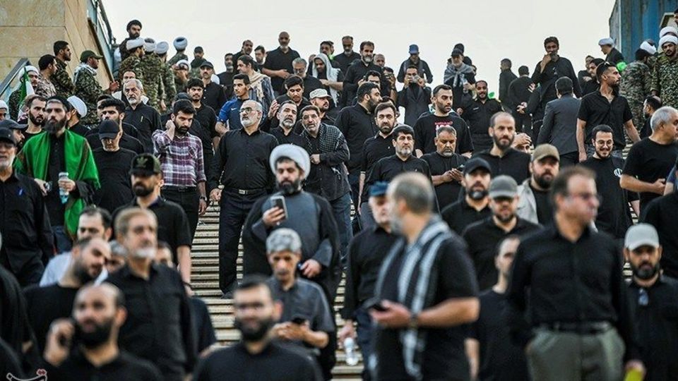 مراسم وداع با رهبر شهید انقلاب در مصلی تهران/۳
