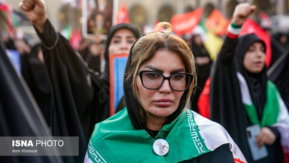 مراسم وداع با رهبر شهید انقلاب در مصلی تهران/۱