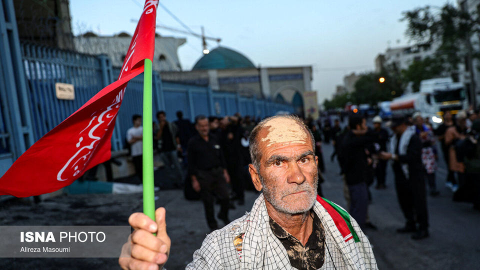 مراسم وداع با رهبر شهید انقلاب در مصلی تهران/۱