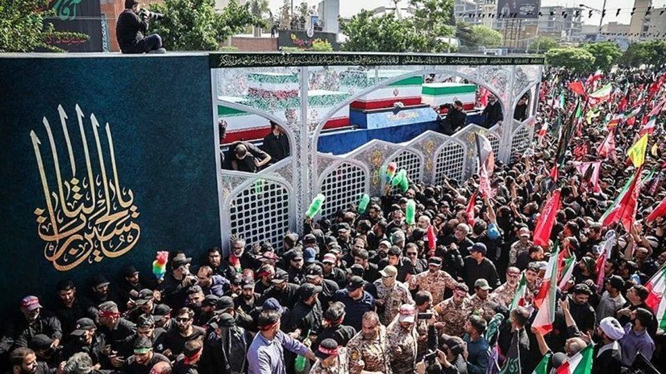 مراسم تشییع آقای شهید ایران در تهران