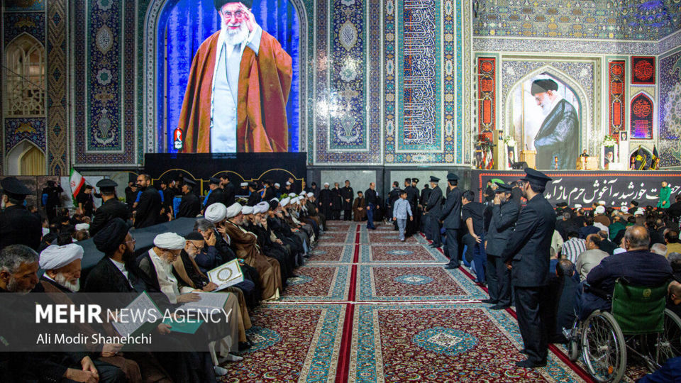 دومین شب بزرگداشت رهبر شهید انقلاب در حرم امام رضا (ع)