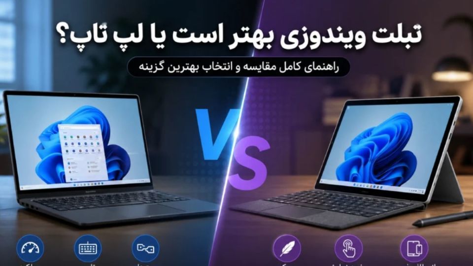 تبلت ویندوزی بهتر است یا لپ تاپ؟ راهنمای انتخاب بهترین گزینه برای خرید تبلت ویندوزی بهتر است یا لپ تاپ؟ راهنمای انتخاب بهترین گزینه برای خرید