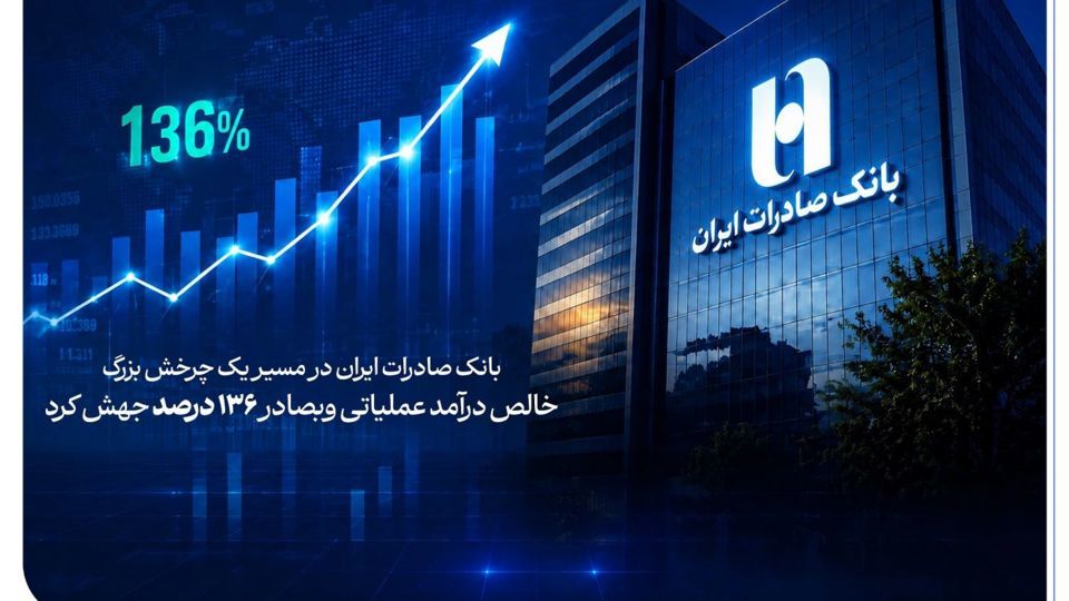 خالص درآمد عملیاتی وبصادر ۱۳۶ درصد جهش کرد خالص درآمد عملیاتی وبصادر ۱۳۶ درصد جهش کرد