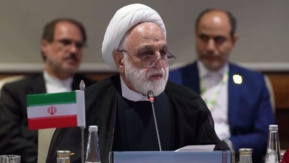 درخواست اژهای از اعضای بریکس: عاملان جنایت علیه ایران را تعقیب کنید درخواست اژهای از اعضای بریکس: عاملان جنایت علیه ایران را تعقیب کنید