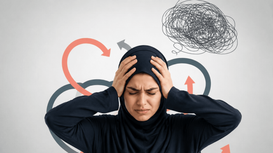 رهایی از نشخوار نگرانی با این ترفند ساده! رهایی از نشخوار نگرانی با این ترفند ساده!