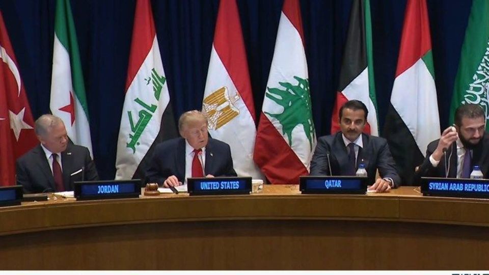 دیدار ترامپ با سران کشورهای عربی و منطقه در نیویورک با محوریت ایران دیدار ترامپ با سران کشورهای عربی و منطقه در نیویورک با محوریت ایران