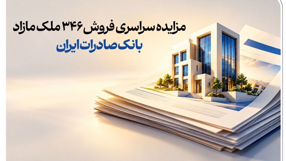 حرکت پرشتاب در مسیر مولدسازی داراییها/ مزایده سراسری فروش ۳۴۶ ملک مازاد بانک صادرات ایران حرکت پرشتاب در مسیر مولدسازی داراییها/ مزایده سراسری فروش ۳۴۶ ملک مازاد بانک صادرات ایران