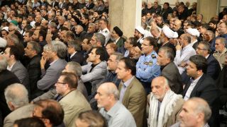 دیدار جمعی از فرماندهان، رزمندگان و ایثارگران و هنرمندان با رهبر انقلاب