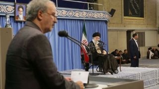 دیدار جمعی از فرماندهان، رزمندگان و ایثارگران و هنرمندان با رهبر انقلاب