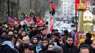 راهپیمایی شکوهمند اربعین حسینی (ع) در مرکز لندن برگزار شد