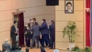 سیلی خوردن استاندار جدید آذربایجان شرقی در مراسم معارفه! 