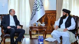 اولین دیدار سفیر ایران با نماینده طالبان