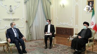 دیدار وزیر خارجه سوریه با آیت‌الله رئیسی