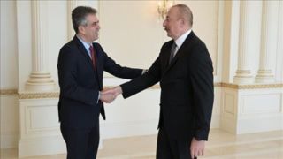 دیدار وزیر خارجه رژیم صهیونیستی با علی‌اف