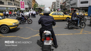 اجرای طرح تشدید برخورد با تخلفات موتورسیکلت سواران در تهران