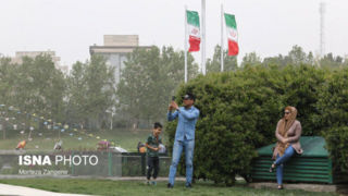 افزایش سرعت وزش باد در تهران