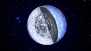 تبدیل یک ستاره به الماس در کیهان