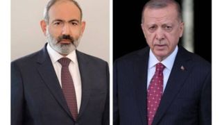 تماس تلفنی کم سابقه نخست وزیر ارمنستان و رئیس جمهور ترکیه