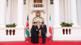 استقبال ویژه از رئیسی در کاخ ریاست جمهوری کنیا