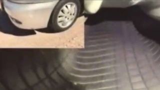 ویدئویی از داخل لاستیک ماشین در حین رانندگی