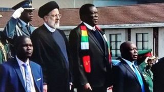 رییسی وارد زیمبابوه شد