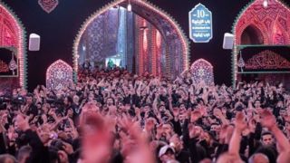 غوغای زائران حرم امام حسین (علیه‌السلام) در شب عاشورا+عکس و فیلم