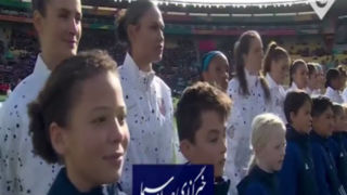 خودداری تیم ملی فوتبال زنان آمریکا از خواندن سرود ملی