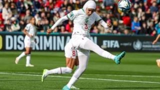 تاریخ‌سازی زن مراکشی در جام جهانی