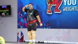وزنه‌برداران ایران در دسته سنگین وزن قهرمان و نایب قهرمان شدند