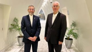 دیدار سفیر ایران در قطر با علی باقری