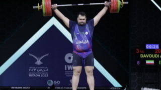 مدال برنز علی داودی در دوضرب جهان/ اولین مدال بزرگسالان جهان برای فوق سنگین ایران
